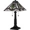 Quoizel Tiffany Table Lamp Tiffany 2 Lights Matte Black TF16137MBK - alternate 3